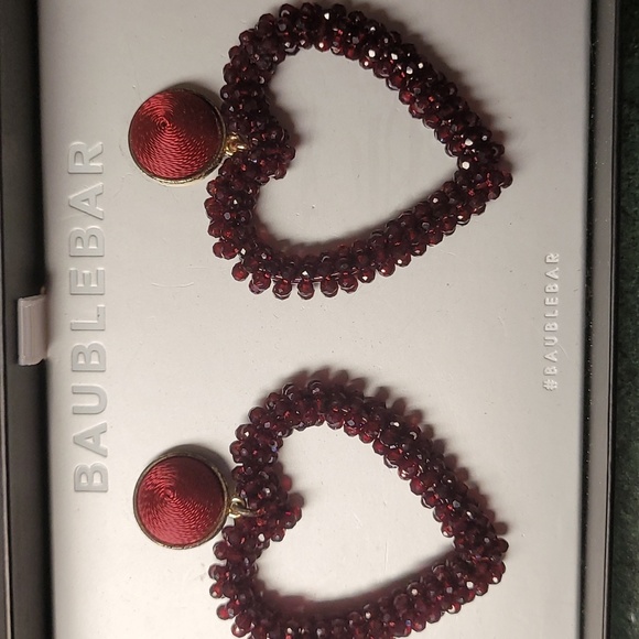 Baublebar Earrings Marroon and gold - Picture 3 of 3